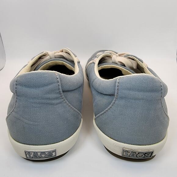 Taos Sneakers Womens 9 Blue Canvas Shooting Star Lace Up Comfort Casual Shoes - Picture 7 of 10
